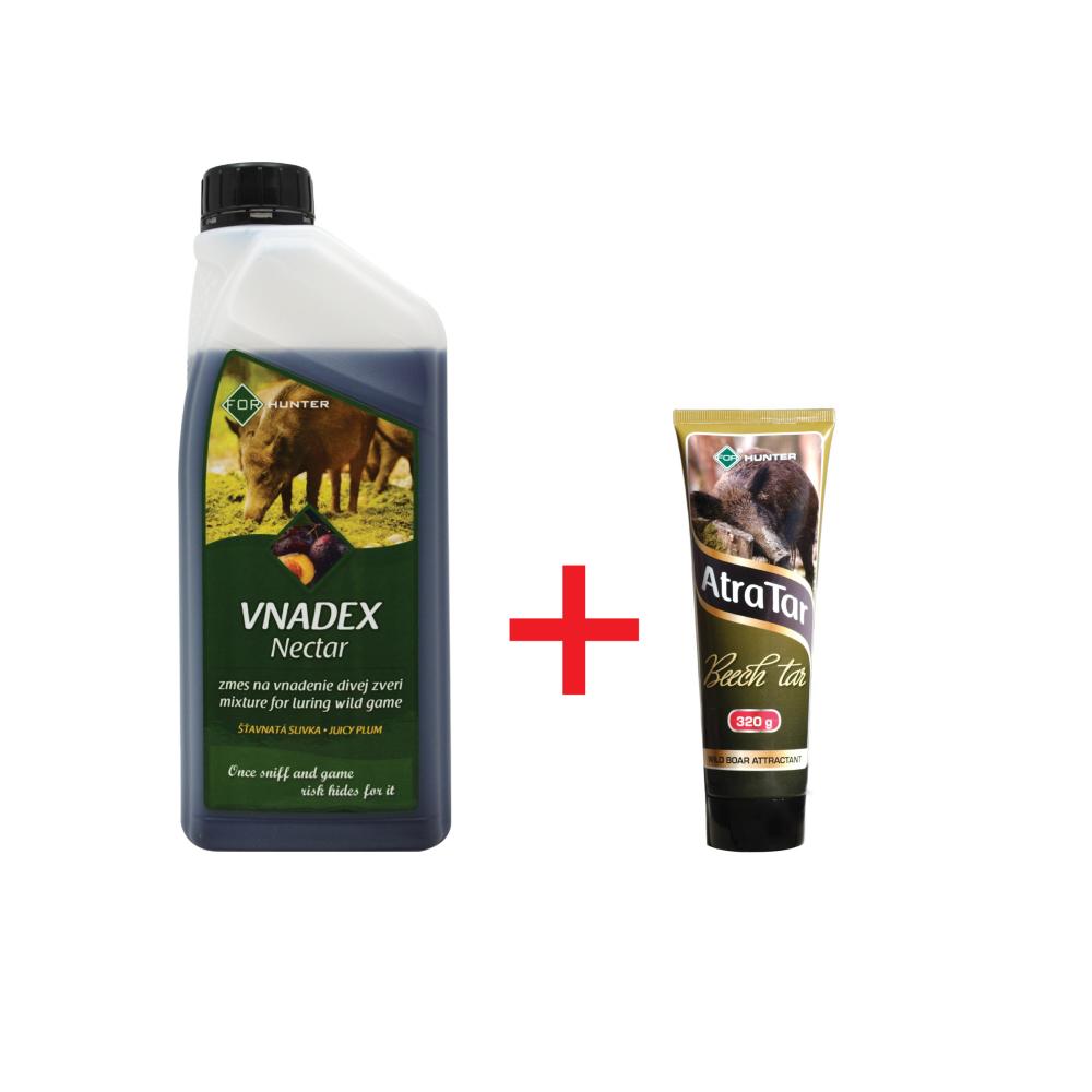 VNADEX Nectar slivka 1kg + tuba 320g vzorka zdarma - vnadidlo na zver