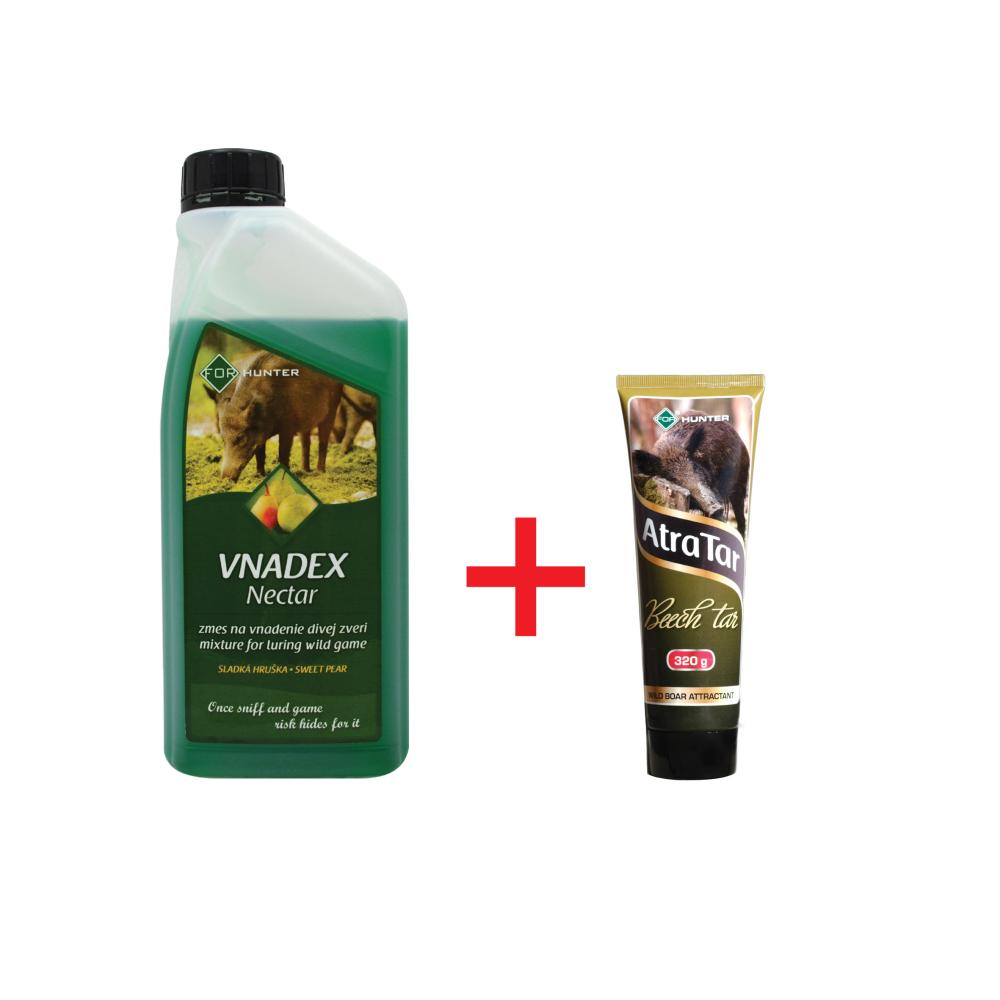 VNADEX Nectar hruška 1kg + tuba 320g vzorka zdarma - vnadidlo na zver