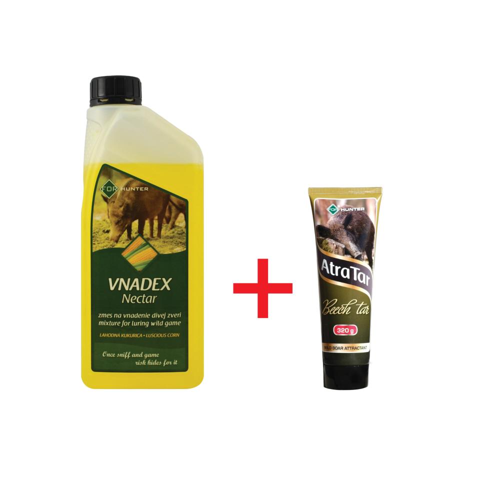 VNADEX Nectar kukurica 1,2kg + tuba 320g vzorka zdarma - vnadidlo na zver