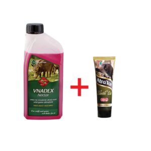 VNADEX Nectar jablko 1,2kg + tuba 320g vzorka zdarma - vnadidlo na zver