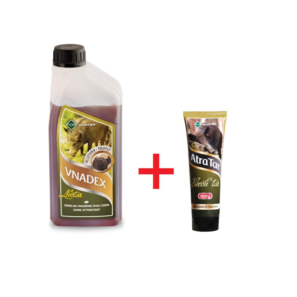 VNADEX Nectar hľuzovka 1,2kg + tuba 320g vzorka zdarma - vnadidlo na zver