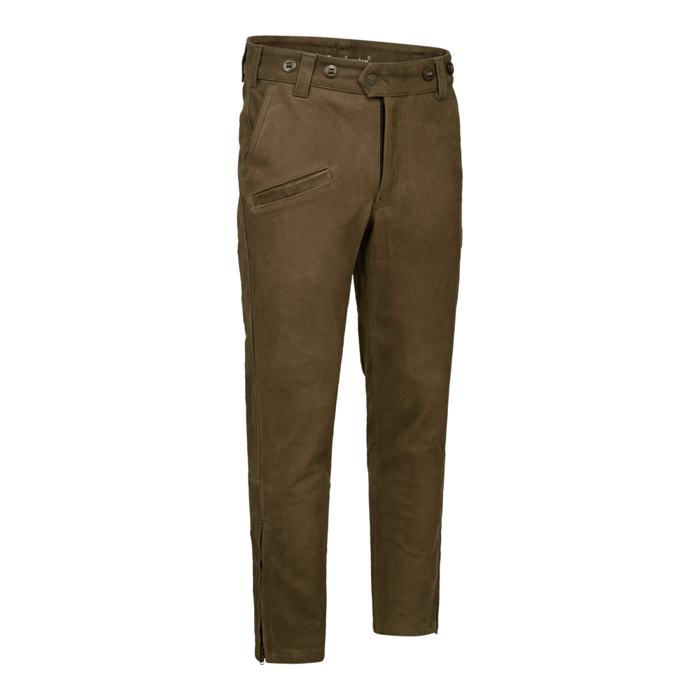 DEERHUNTER Strasbourg Leather Boot Trousers - Kožené nohavice