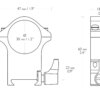 HAWKE Professional Steel Weaver 30mm/ 2pcs