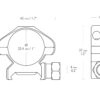 HAWKE Precision Steel Weaver (25,4 / 2pcs matica)