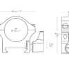 HAWKE Professional Steel Weaver (25,4mm / 2pcs matica+páčka)
