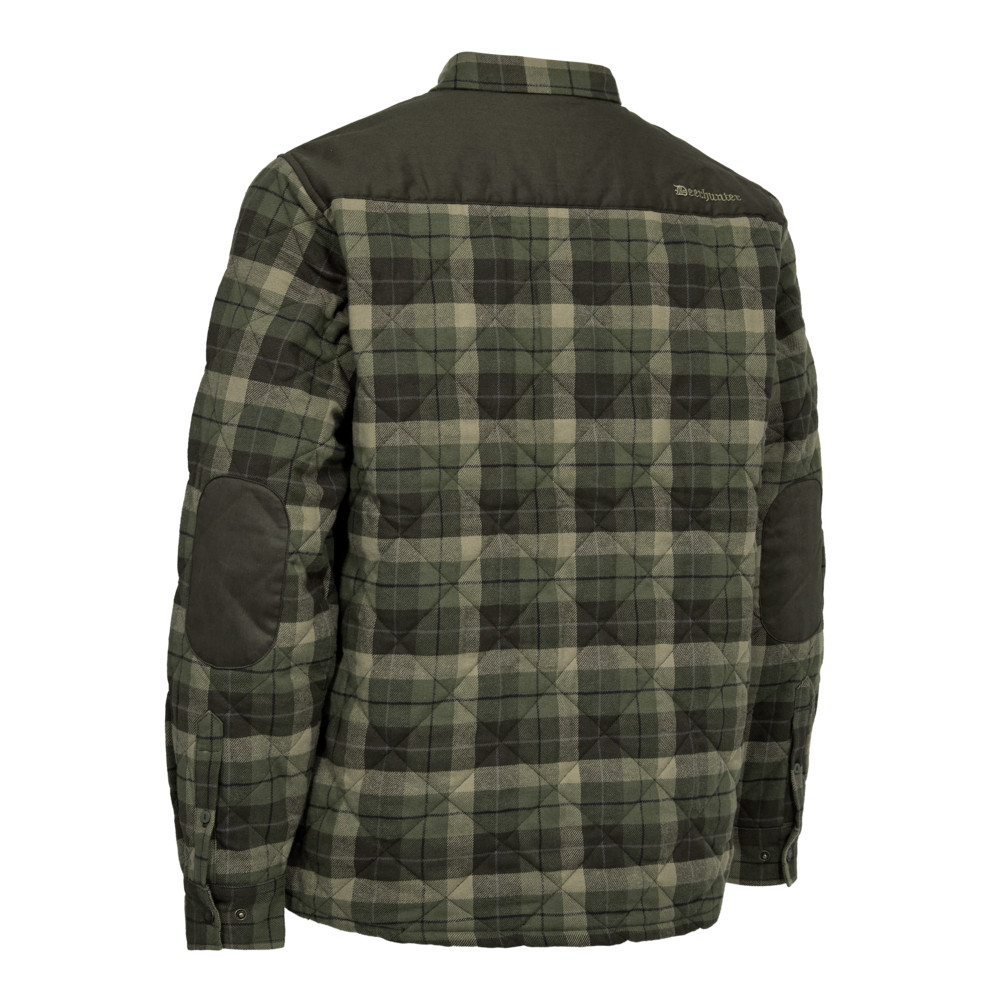 DEERHUNTER Elbert Padded Shirt Jacket - prešívaná flanelová košeľa
