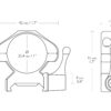 HAWKE Precision Steel Weaver (25,4 / 2pcs páčka)