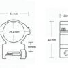 HAWKE Match Mount Weaver /2pc double screw/ 25,4