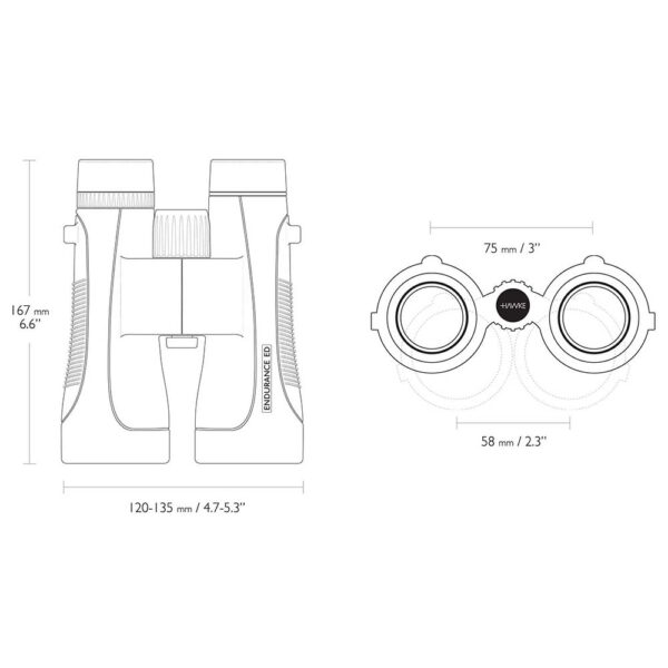 HAWKE Endurance ED 12×50
