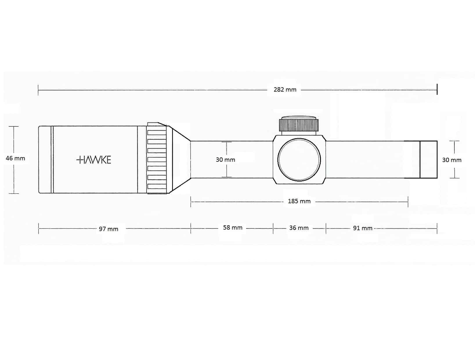 HAWKE Endurance 30 WA IR 1-4×24 (L4A Dot)