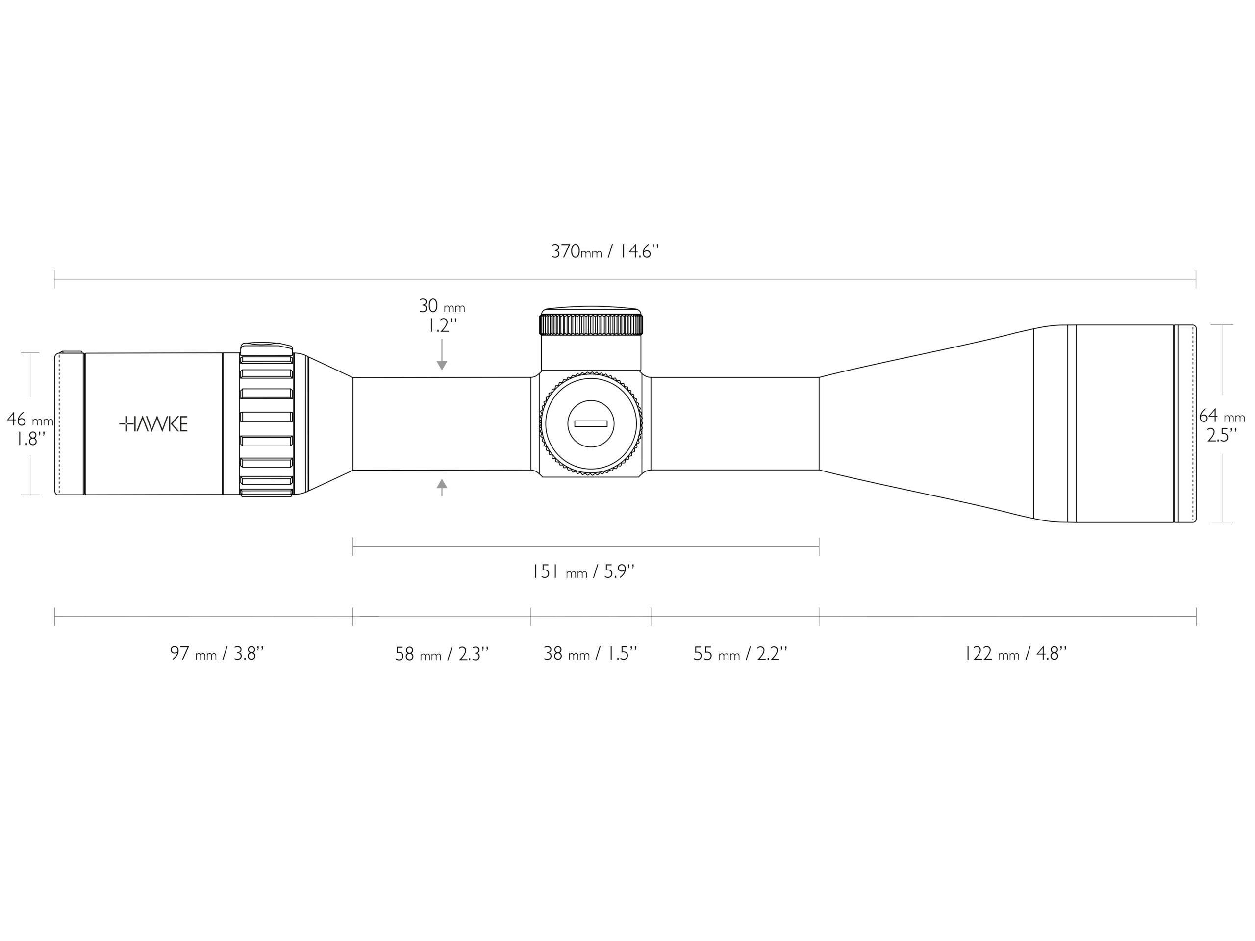 HAWKE Endurance 30 FD WA 4,5-27×56 SF IR (LRX FD (20x))