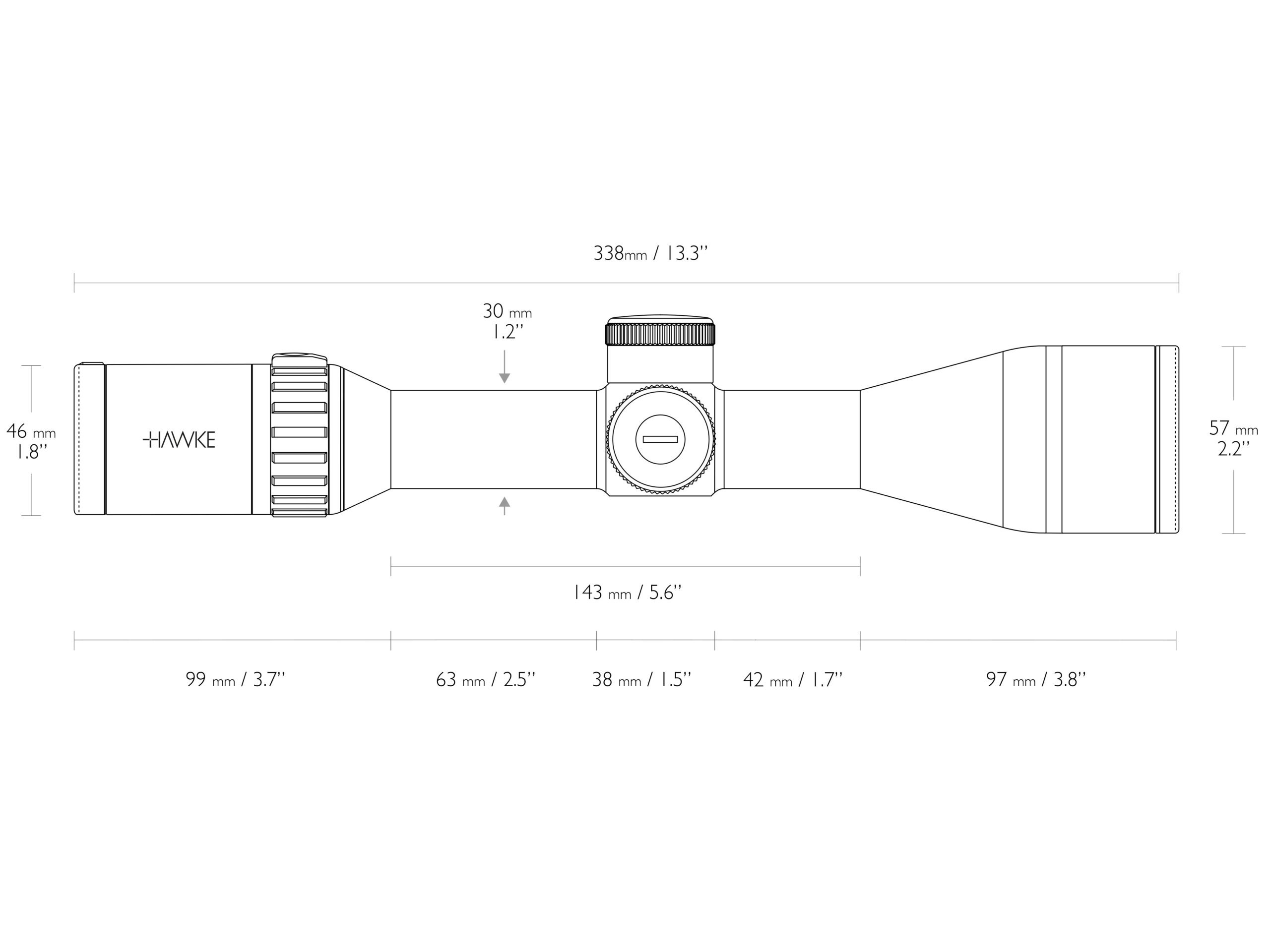 HAWKE Endurance 30 FD WA 3-18×50 SF IR (LRX FD (16x))