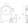 HAWKE Professional Steel Weaver (25,4mm / 2pcs matica+páčka)