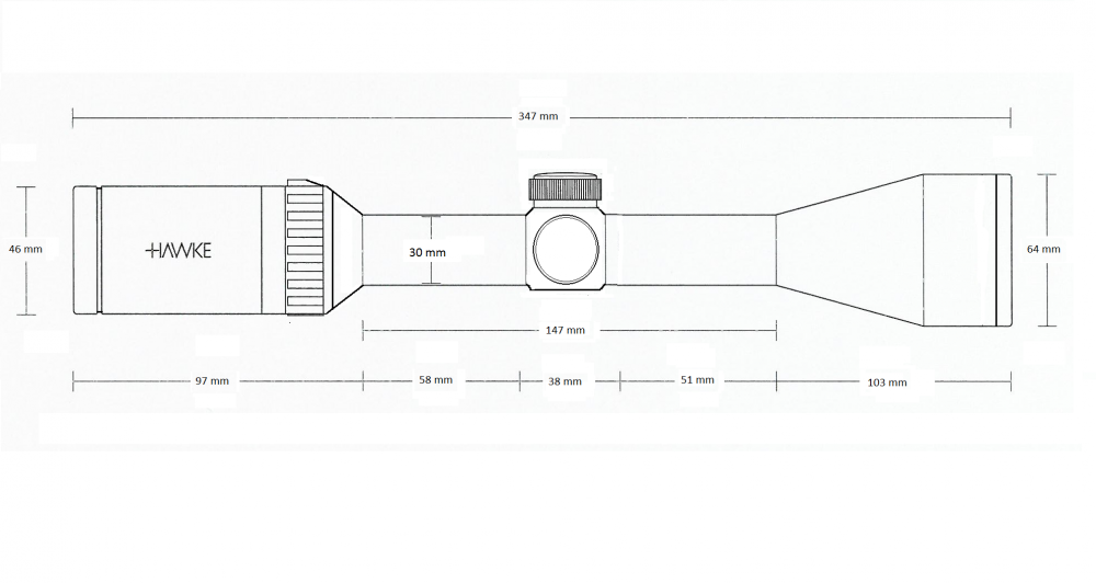 HAWKE Vantage 30 WA IR 3-12X56 (L4A Dot)