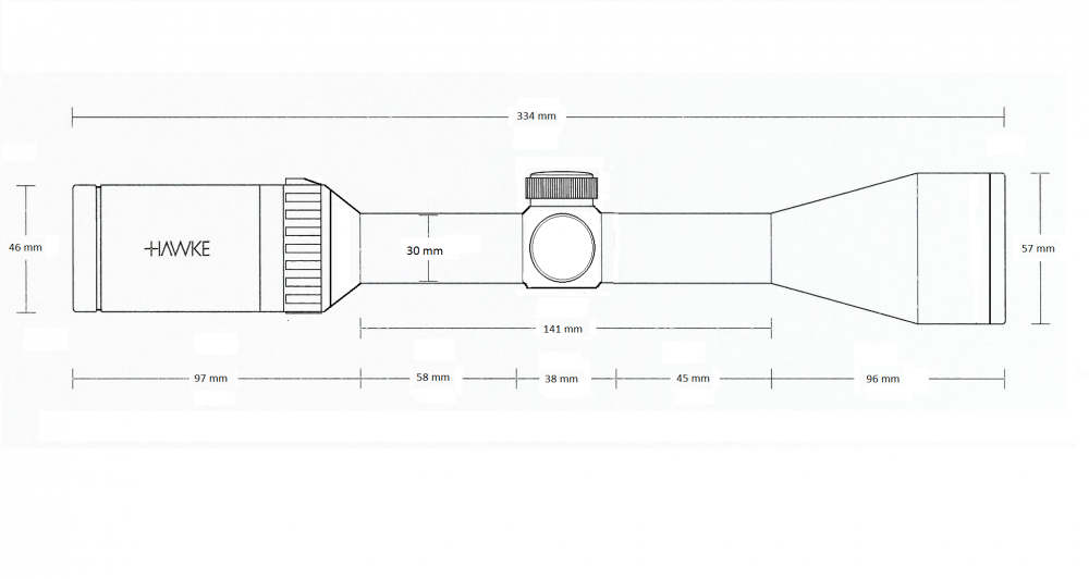 HAWKE Vantage 30 WA IR 2,5-10×50 (L4A Dot)