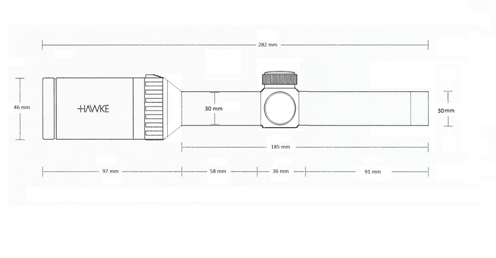 HAWKE Frontier 30 SF IR 4-24×50 Mil Pro 20x