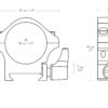 HAWKE Professional Steel Weaver 30mm/ 2pcs