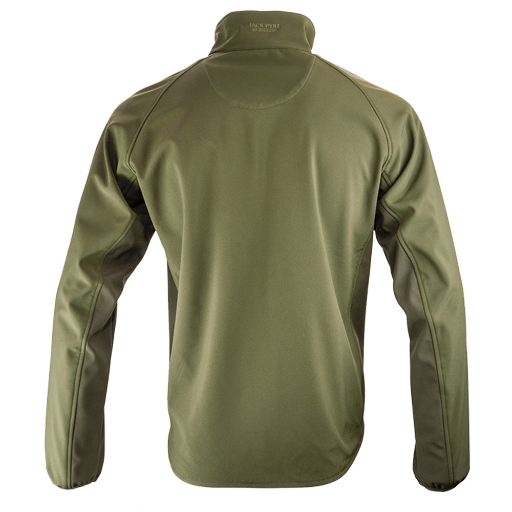 Poľovnícka bunda Weardale zelená softshell JACK PYKE