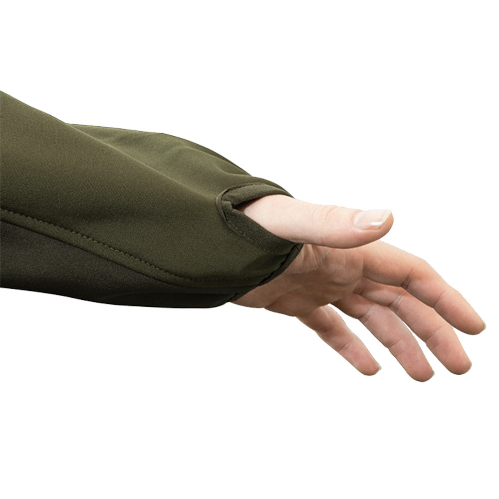 Poľovnícka bunda Weardale zelená softshell JACK PYKE