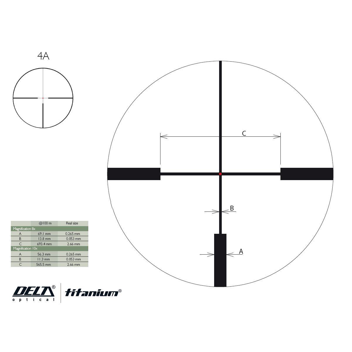 Delta Optical Titanium HD 2,5-15x56 SF 4A S