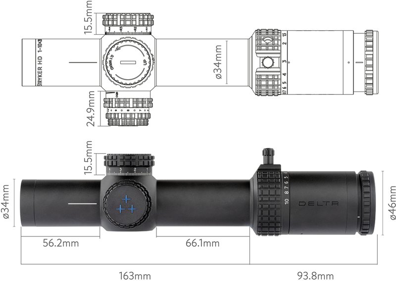 Delta Stryker HD 1-10x28 SDOG-1
