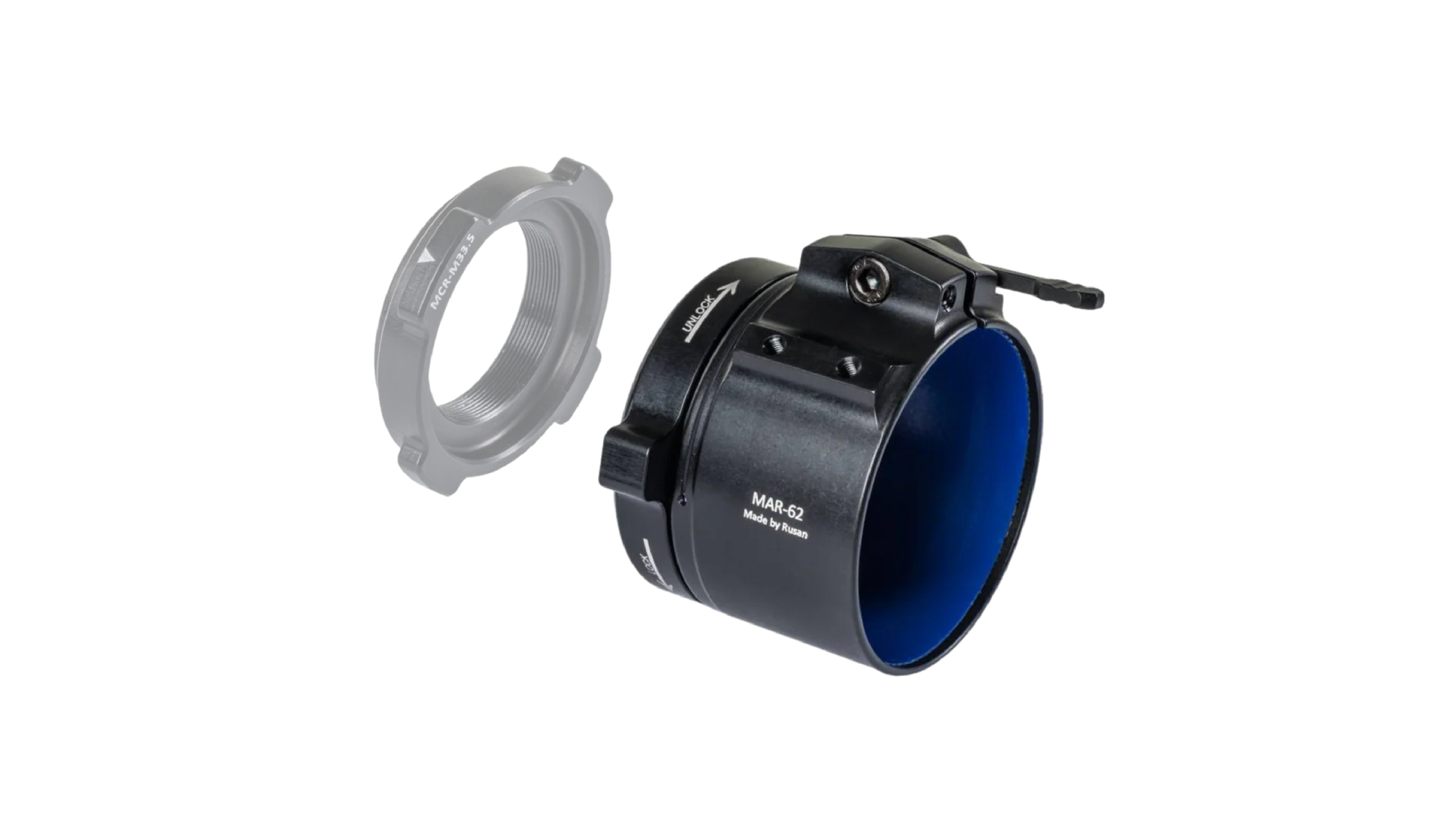 Rusan MAR-64 – modulárna objímka pre puškohľady s priemerom 64 mm