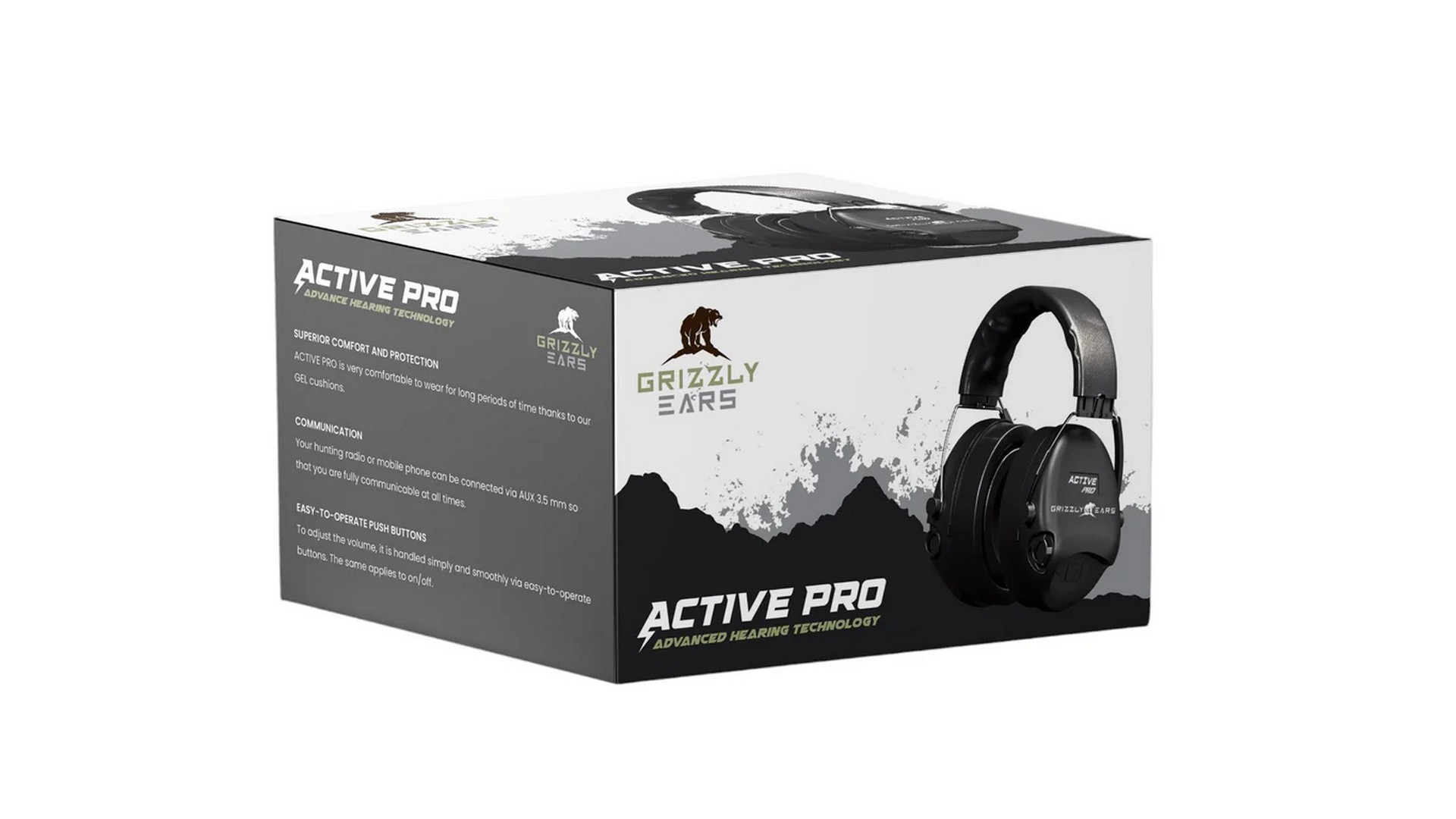 Grizzly Ears Active Pro – Elektronické chrániče sluchu