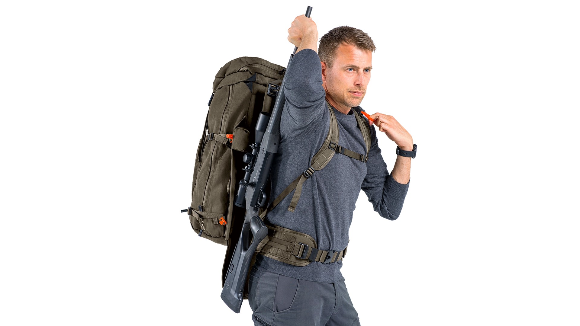 Vorn EV45 – Poľovnícky batoh 45 l – Ash Green