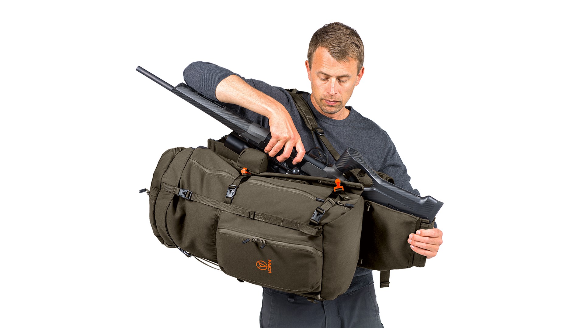 Vorn EV45 – Poľovnícky batoh 45 l – Ash Green